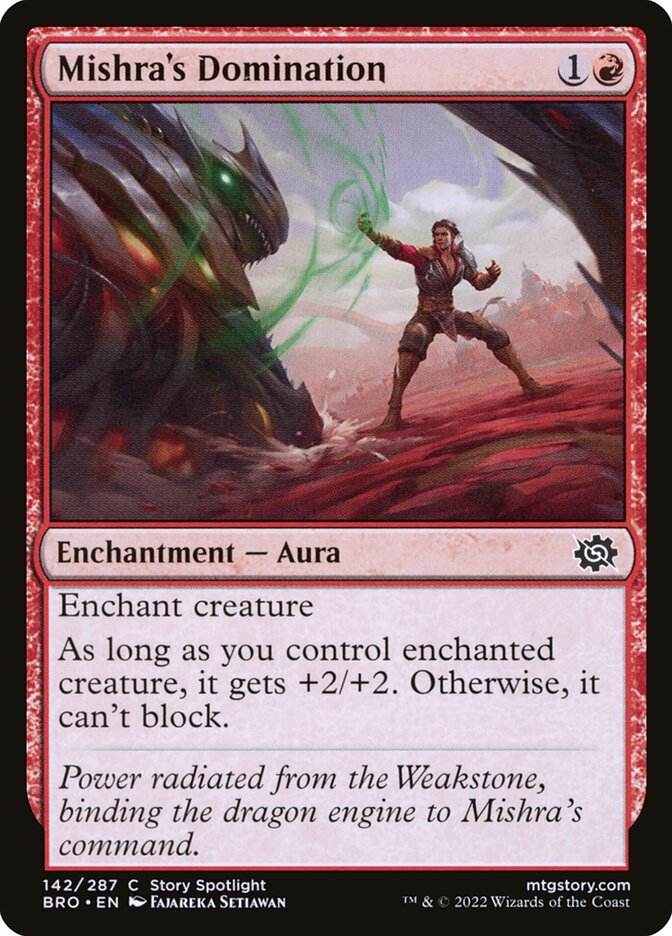 Mishra's Domination - (Foil): The Brothers' War
