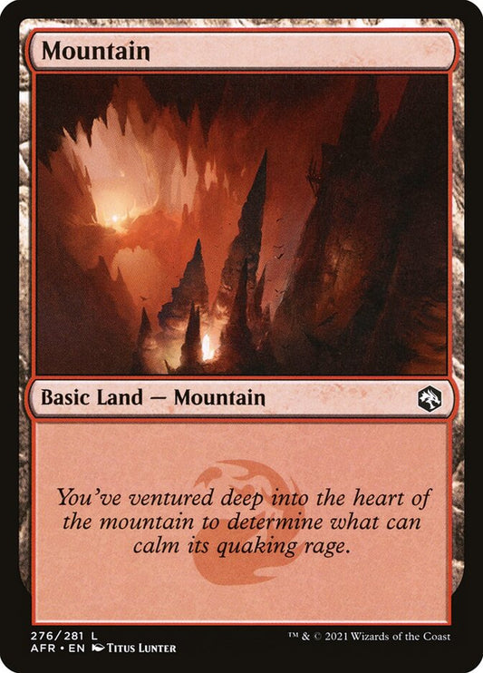 Mountain (#276) - (Foil): Adventures in the Forgotten Realms