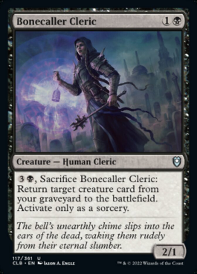 Bonecaller Cleric - (Foil): Commander Legends: Battle for Baldur's Gate