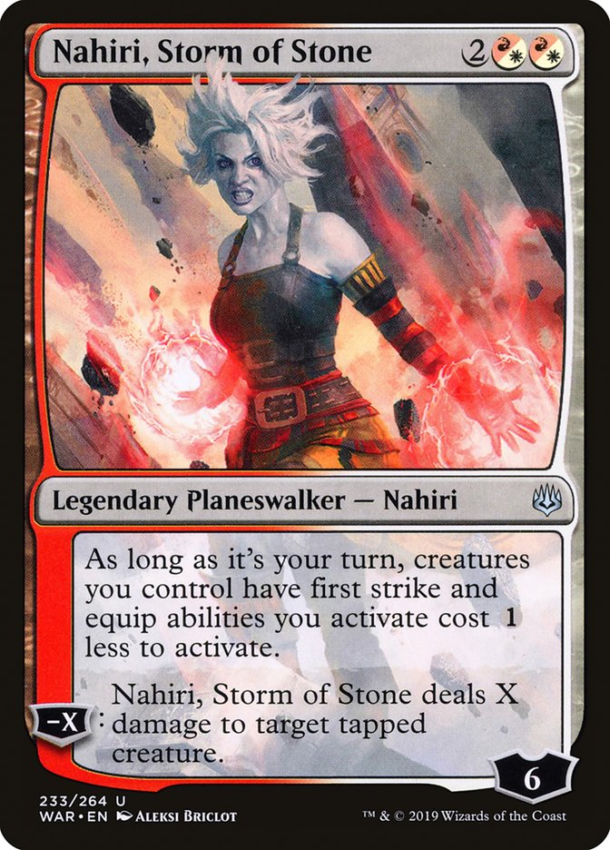 Nahiri, Storm of Stone - (Foil): War of the Spark