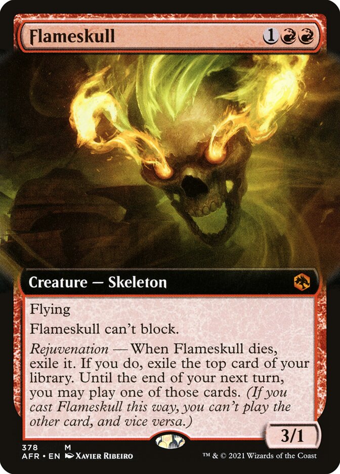 Flameskull (Extended Art): Adventures in the Forgotten Realms