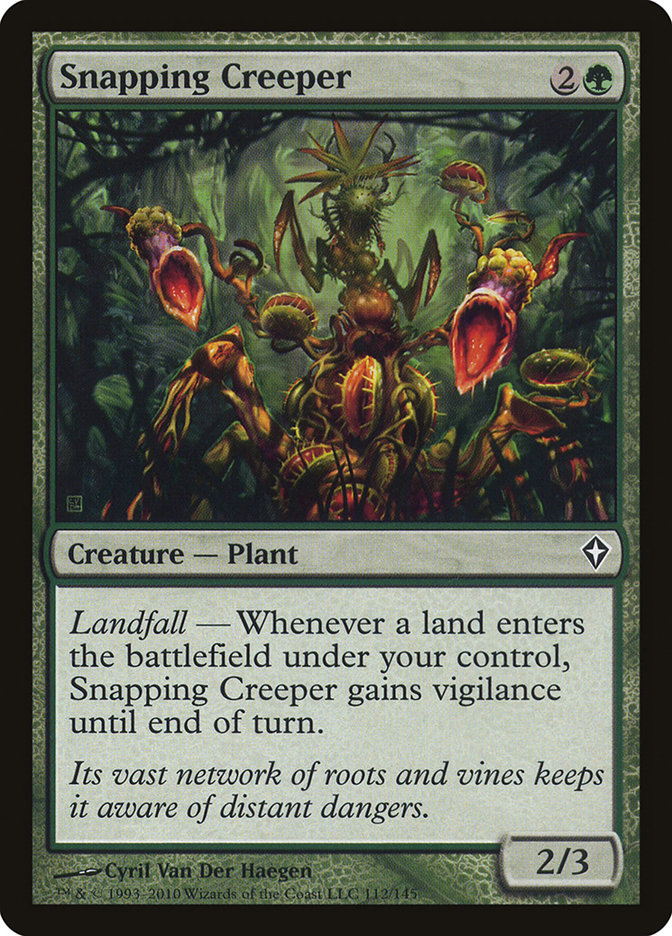 Snapping Creeper - (Foil): Worldwake