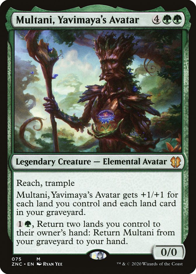 Multani, Yavimaya's Avatar: Zendikar Rising Commander