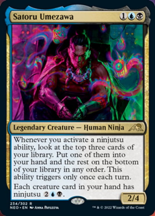 Satoru Umezawa - (Foil): Kamigawa: Neon Dynasty