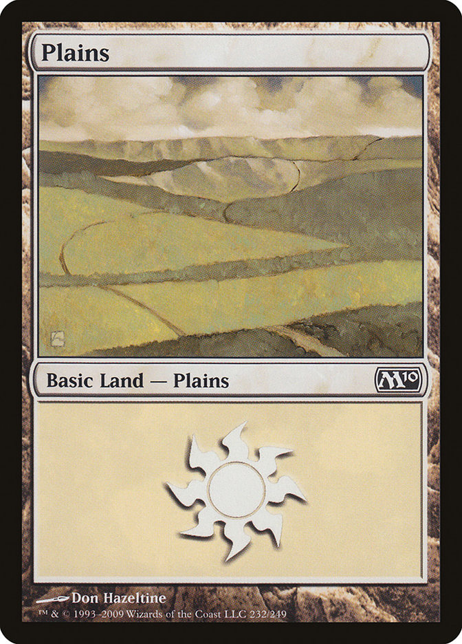 Plains (#232) - (Foil): Magic 2010