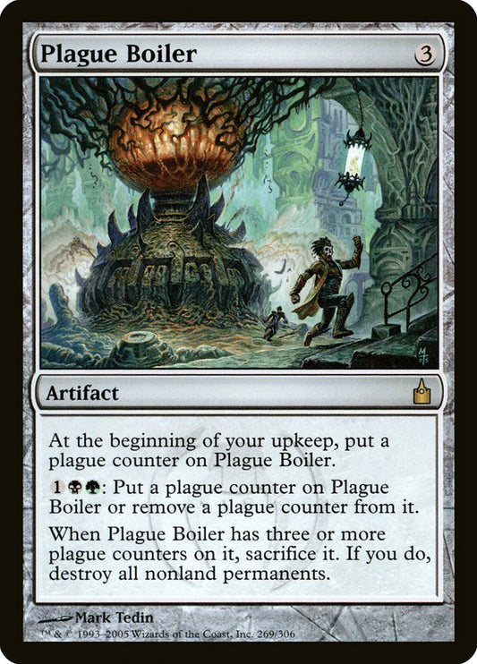 Plague Boiler - (Foil): Ravnica: City of Guilds