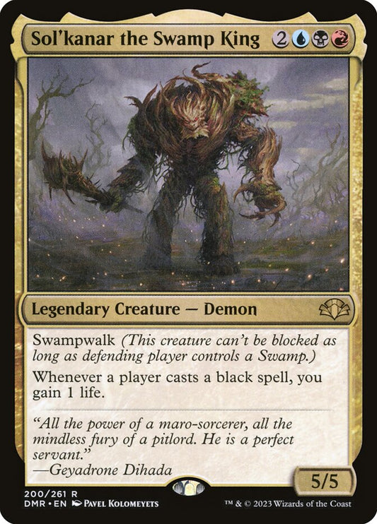 Sol'kanar the Swamp King: Dominaria Remastered