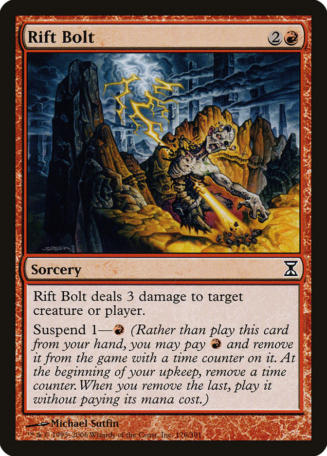 Rift Bolt - (Foil): Time Spiral