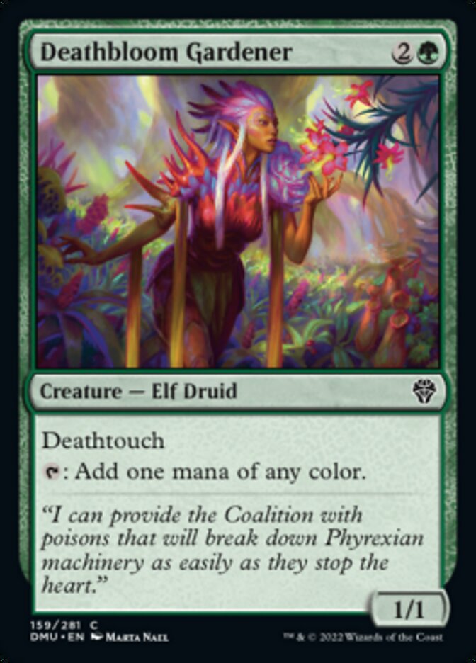 Deathbloom Gardener - (Foil): Dominaria United