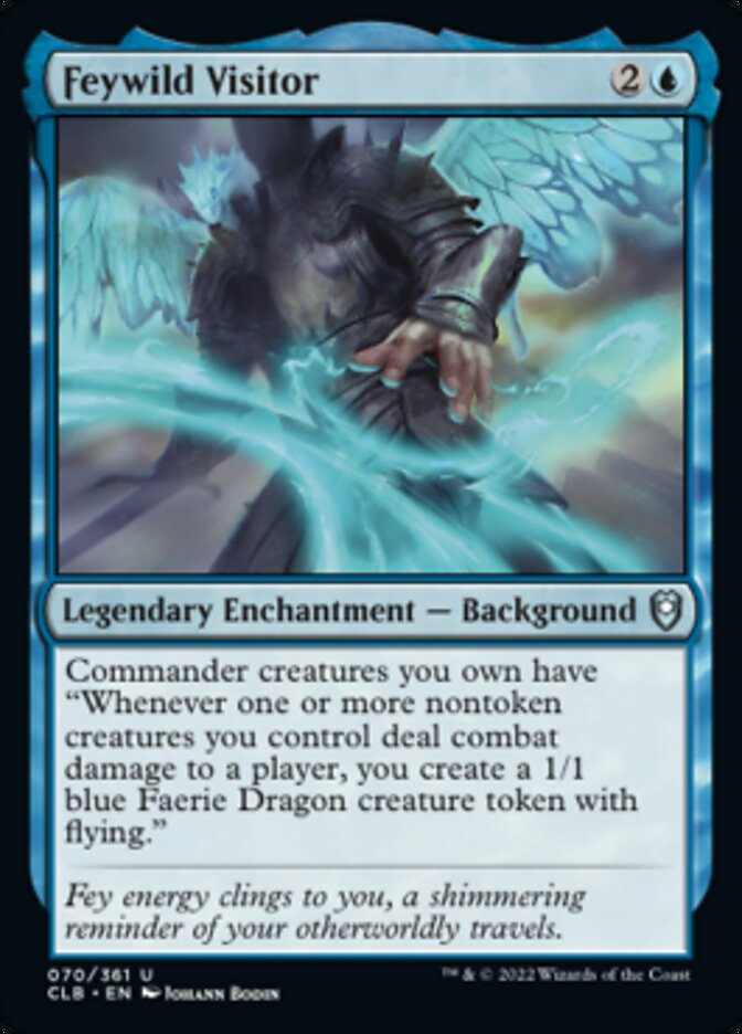 Feywild Visitor - (Foil): Commander Legends: Battle for Baldur's Gate