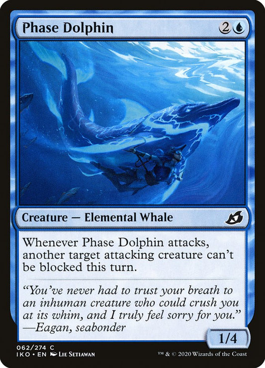 Phase Dolphin - (Foil): Ikoria: Lair of Behemoths