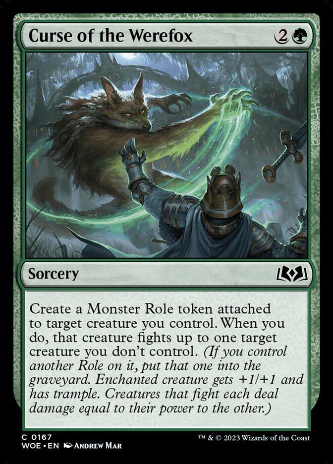 Curse of the Werefox - (Foil): Wilds of Eldraine