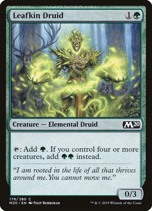 Leafkin Druid - (Foil): Core Set 2020