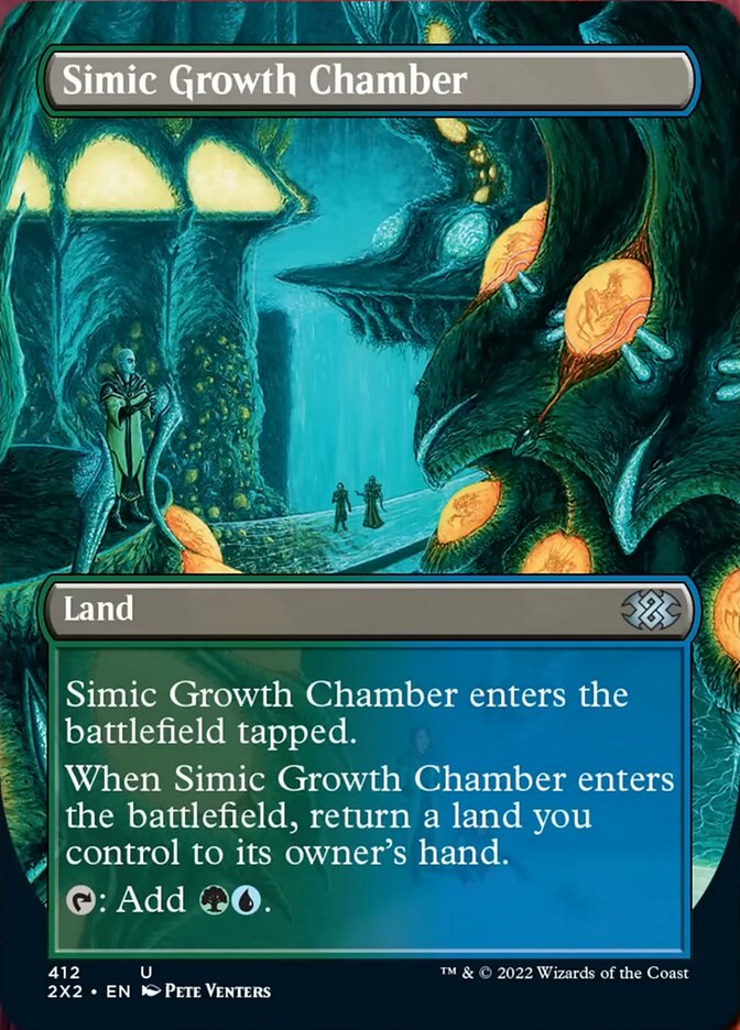Simic Growth Chamber (Borderless) - (Foil): Double Masters 2022