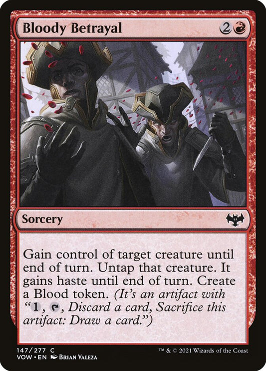Bloody Betrayal - (Foil): Innistrad: Crimson Vow