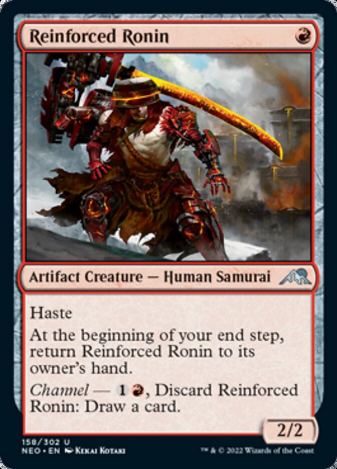 Reinforced Ronin - (Foil): Kamigawa: Neon Dynasty