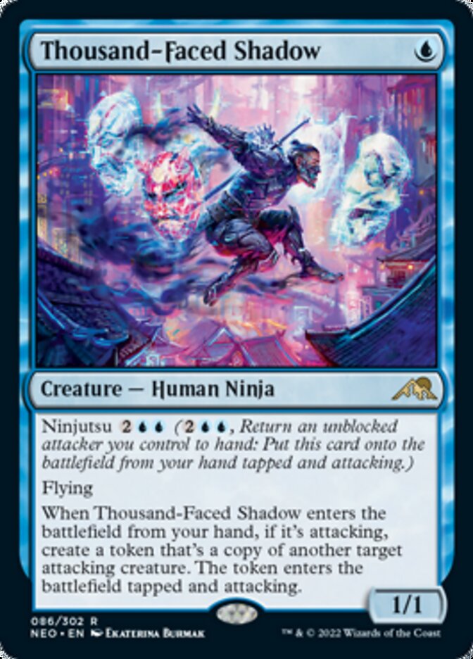 Thousand-Faced Shadow - (Foil): Kamigawa: Neon Dynasty