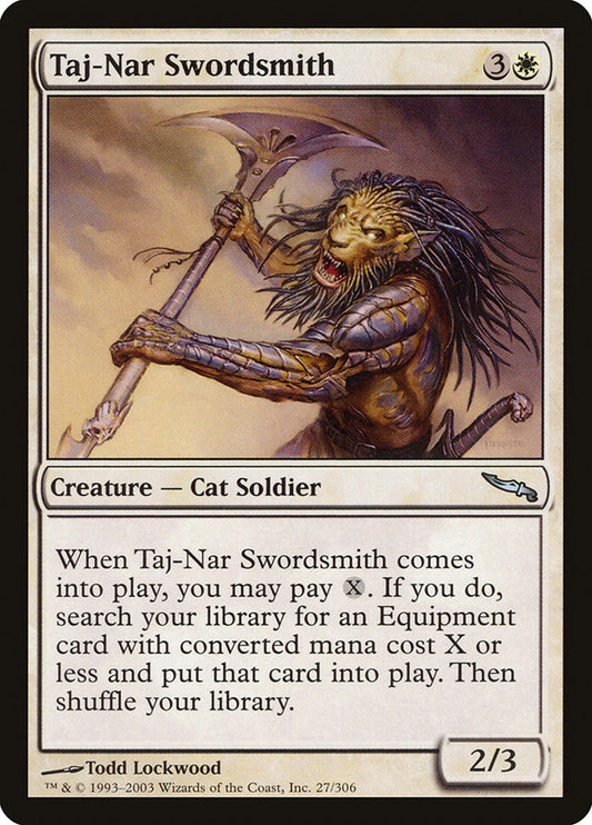 Taj-Nar Swordsmith - (Foil): Mirrodin