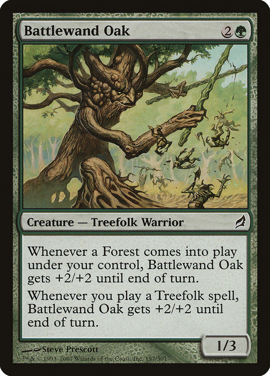 Battlewand Oak - (Foil): Lorwyn
