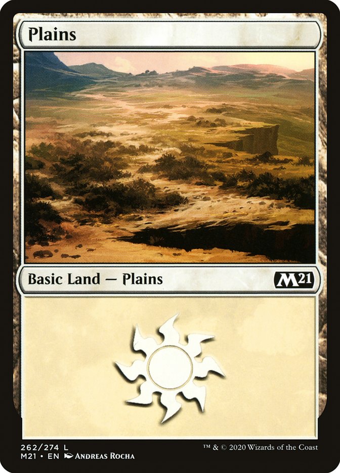 Plains (#262) - (Foil): Core Set 2021
