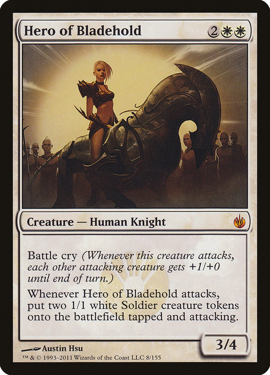 Hero of Bladehold - (Foil): Mirrodin Besieged