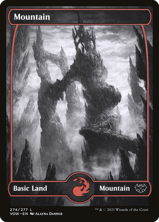 Mountain (#274) (Full Art): Innistrad: Crimson Vow