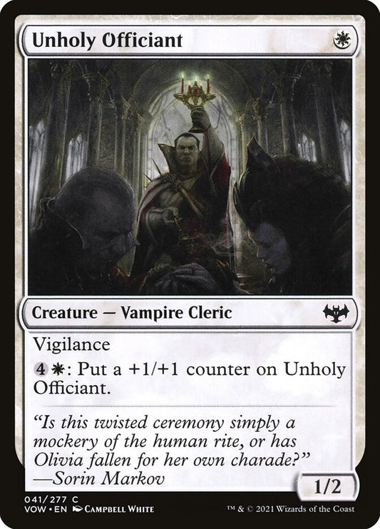 Unholy Officiant: Innistrad: Crimson Vow