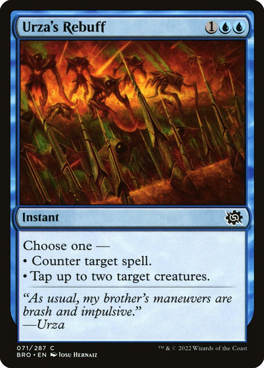 Urza's Rebuff: The Brothers' War