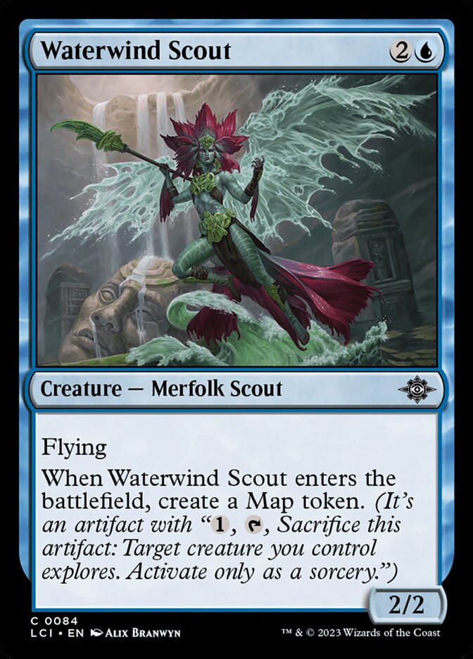Waterwind Scout - (Foil): Lost Caverns of Ixalan