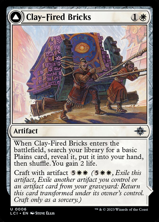 Clay-Fired Bricks // Cosmium Kiln - (Foil): Lost Caverns of Ixalan