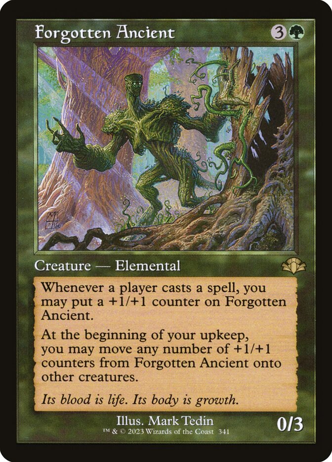 Forgotten Ancient (Retro Frame) - (Foil): Dominaria Remastered