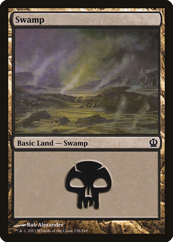 Swamp (#238) - (Foil): Theros
