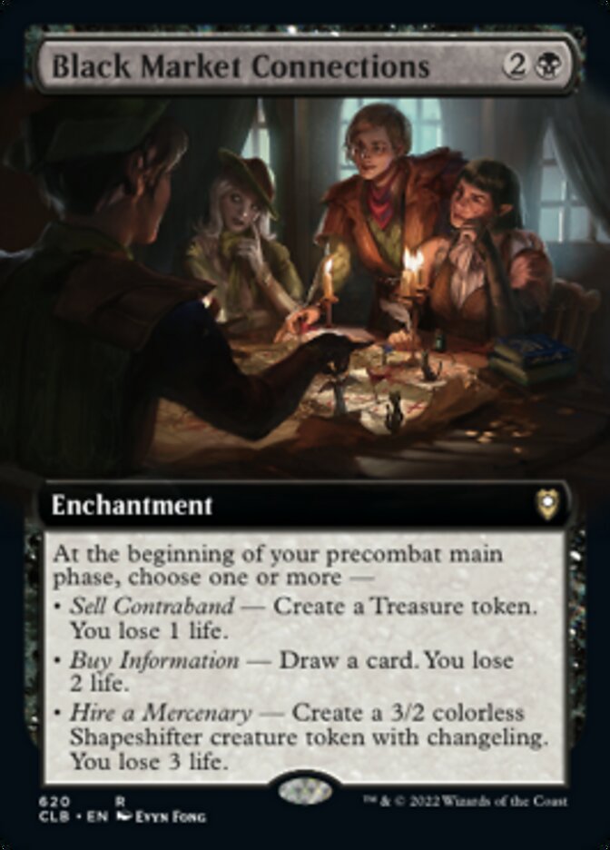 Black Market Connections (Extended Art): Commander Legends: Battle for Baldur's Gate