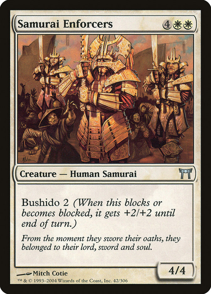 Samurai Enforcers - (Foil): Champions of Kamigawa