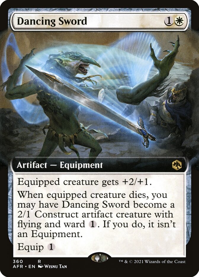 Dancing Sword (Extended Art) - (Foil): Adventures in the Forgotten Realms