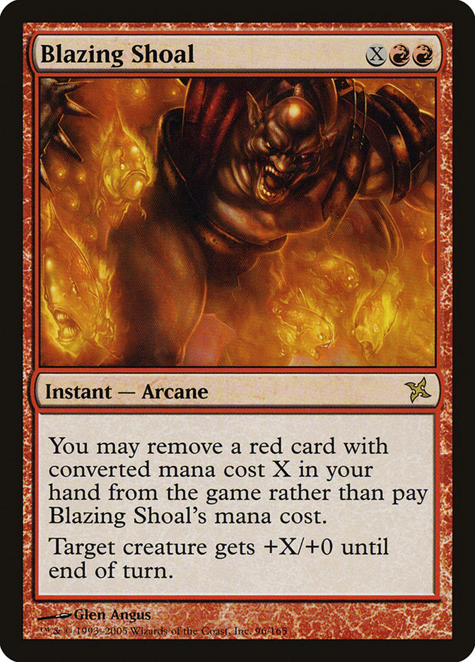 Blazing Shoal - (Foil): Betrayers of Kamigawa