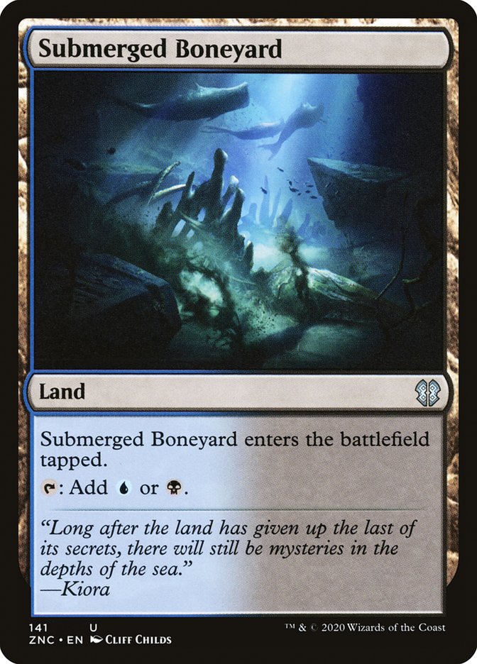 Submerged Boneyard: Zendikar Rising Commander