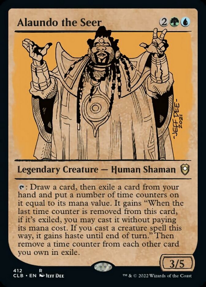 Alaundo the Seer (Showcase) - (Foil): Commander Legends: Battle for Baldur's Gate