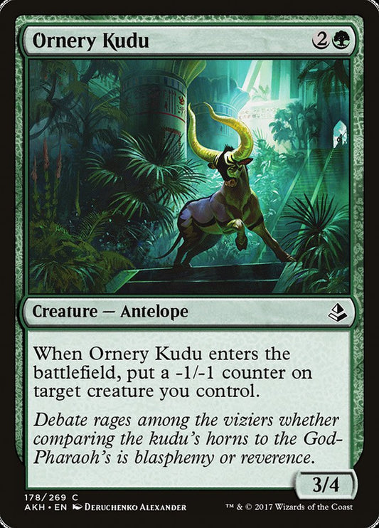 Ornery Kudu - (Foil): Amonkhet