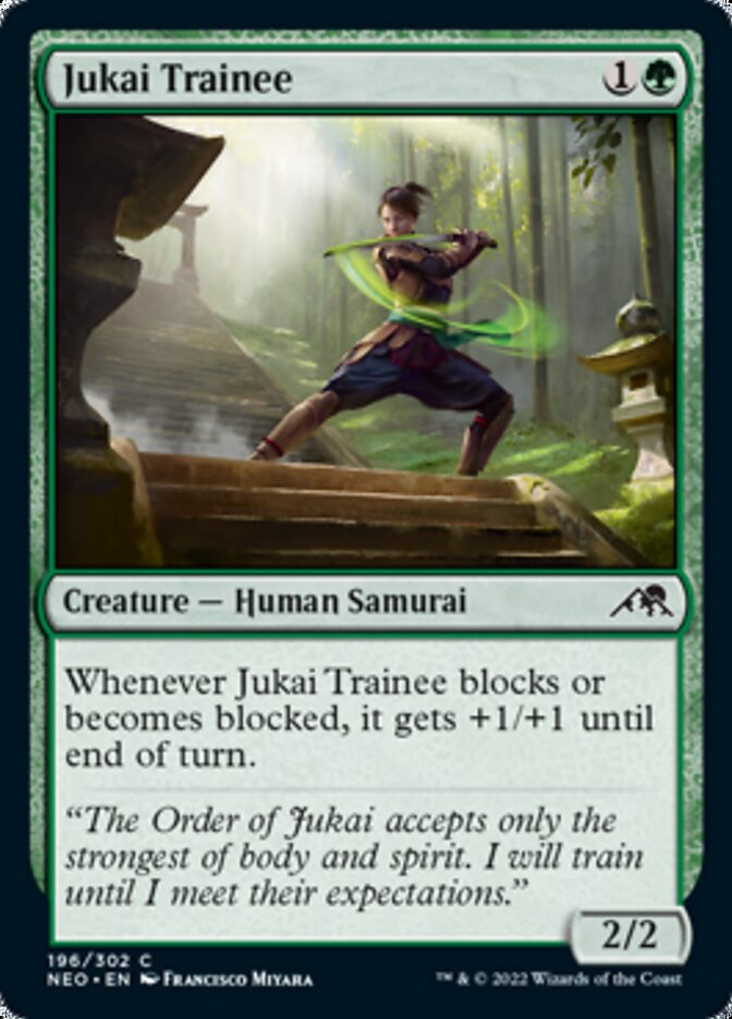 Jukai Trainee - (Foil): Kamigawa: Neon Dynasty