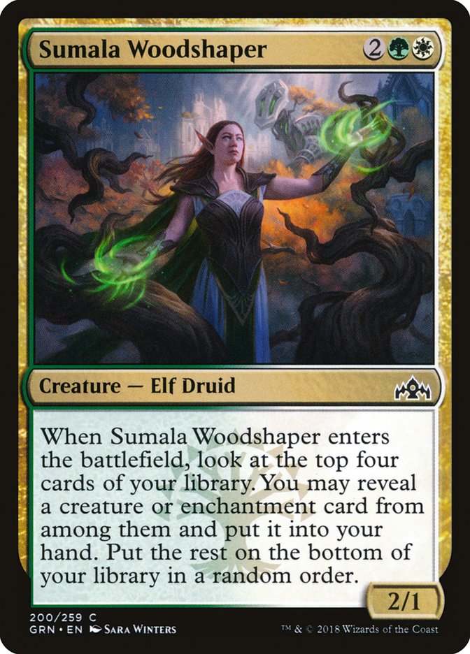 Sumala Woodshaper - (Foil): Guilds of Ravnica