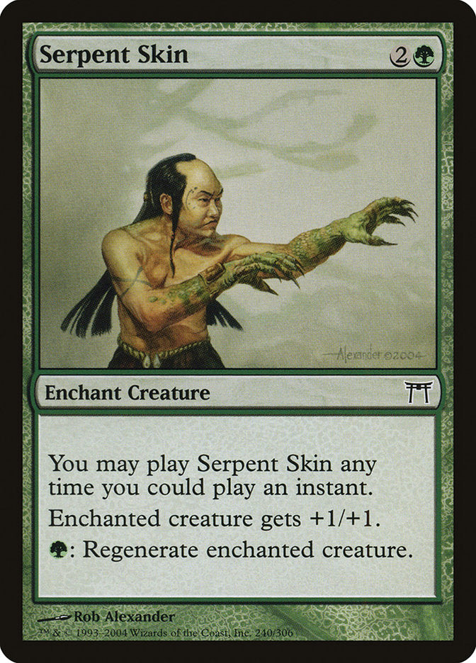 Serpent Skin - (Foil): Champions of Kamigawa