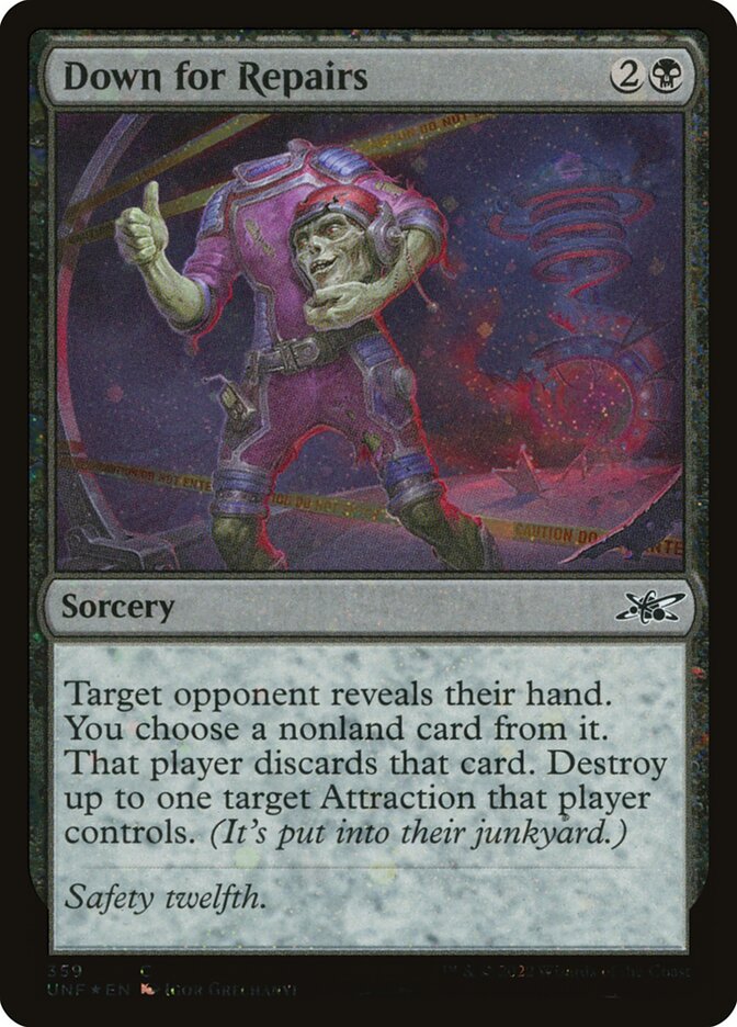 Down for Repairs (Galaxy Foil) - (Foil): Unfinity