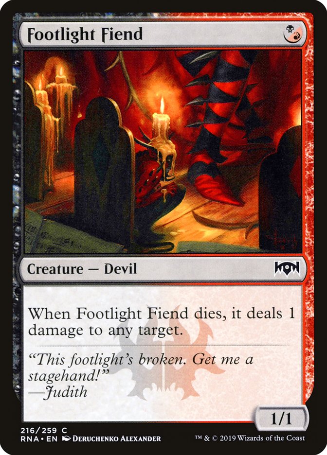 Footlight Fiend: Ravnica Allegiance