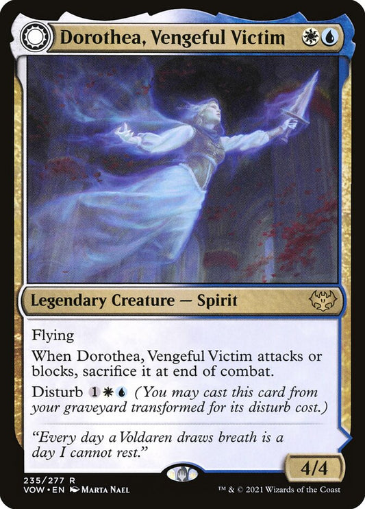 Dorothea, Vengeful Victim // Dorothea's Retribution: Innistrad: Crimson Vow