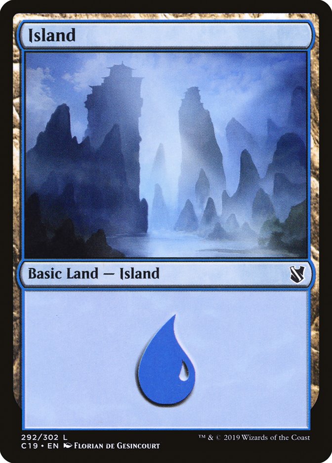 Island (#292): Commander 2019