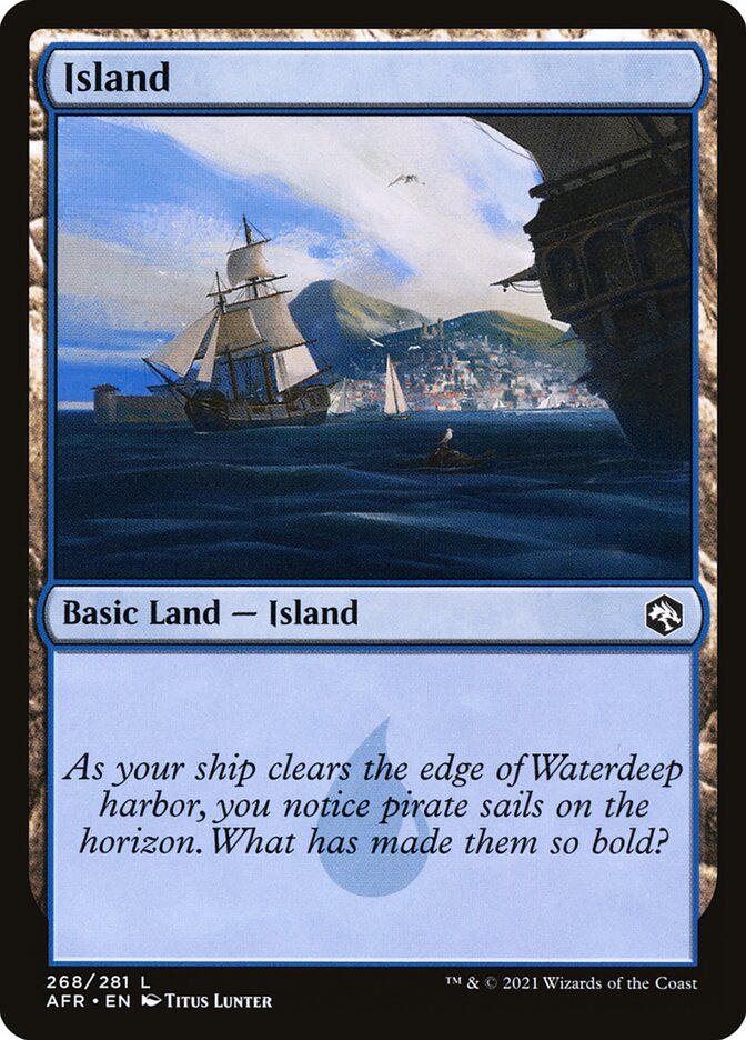 Island (#268) - (Foil): Adventures in the Forgotten Realms