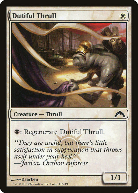 Dutiful Thrull - (Foil): Gatecrash
