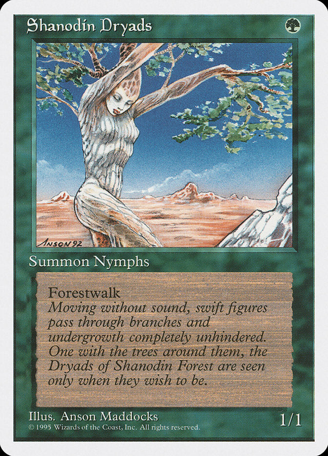Shanodin Dryads: Fourth Edition