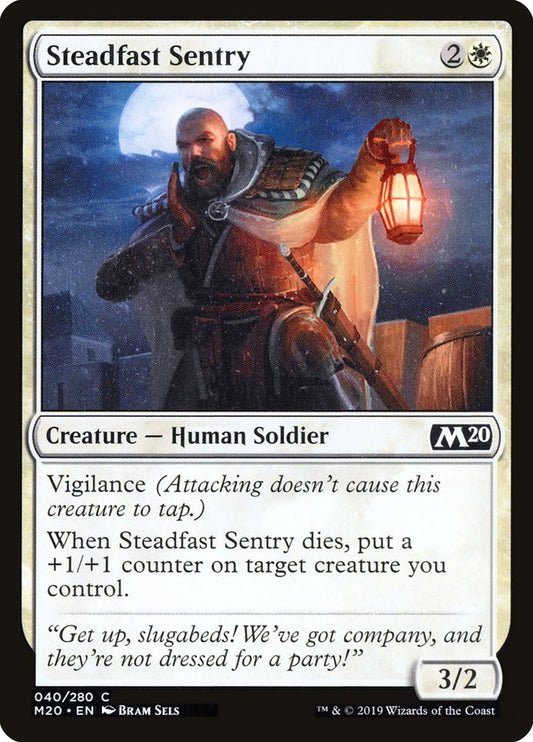 Steadfast Sentry - (Foil): Core Set 2020